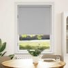 vidaXL Roller blind blackout 124.4x175 cm Fabric Width 120 cm grey