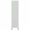 vidaXL Locker Cabinet with 6 Compartments Steel 90x45x180 cm Grey