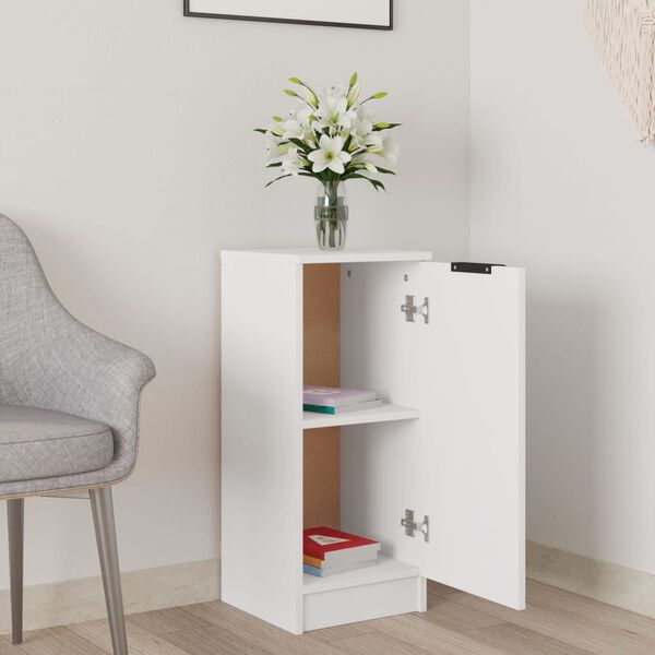 vidaXL Sideboard White 30x30x70 cm Engineered Wood