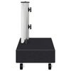 vidaXL Umbrella Base Black 45x25x8 cm Granite