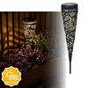 Luxform Solar LED Garden Light Torch Jersey 2 pcs Metal