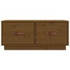 vidaXL TV Cabinet Honey Brown 80x34x35 cm Solid Wood Pine