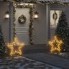 vidaXL Christmas Light Decoration with Spikes Star 115 LEDs 85 cm