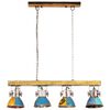 vidaXL Industrial Ceiling Lamp 25 W Multicolour 111cm E27