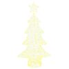 vidaXL Christmas Tree with 160 LEDs Warm white 150 cm Acrylic