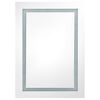 vidaXL LED Bathroom Mirror Cabinet Shining White 50x13x70 cm