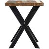 vidaXL Dining Table 120x60x75 cm Solid Reclaimed Wood