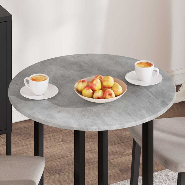vidaXL Table Top Concrete grey 70 x 70 x 1.5 cm Engineered Wood