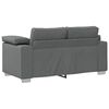 vidaXL Sofa Dark Grey 160 x 77 x 82 cm Fabric