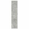 vidaXL Shoe Cabinet Concrete Grey 80 x 39 x 178 cm Engineered Wood