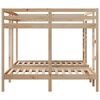 vidaXL Triple Bunk Bed Frame 160x200/80x160 cm Solid Wood Pine