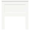 vidaXL Headboard with Headboard White 75 cm Engineered Wood
