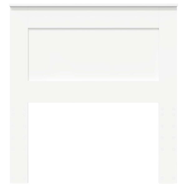 vidaXL Headboard with Headboard White 75 cm Engineered Wood
