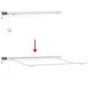 vidaXL Retractable Awning Manual Red 300 x 250 cm Fabric and Steel