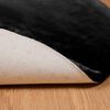vidaXL Faux Rabbit Fur Rug Olite Black &Oslash; 80 cm Polyester