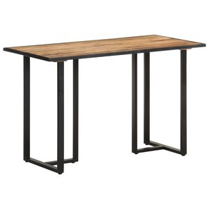 vidaXL Dining Table | Rough Mango Wood Natural Finish | Solid Mango Wood
