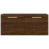 vidaXL Wall Cabinet Brown Oak 80x36.5x35 cm Engineered Wood