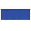 vidaXL Outdoor Roller Blind 405(W)x140(H) cm Blue HDPE