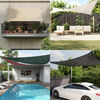 vidaXL Sunshade Sail 160 g/m&sup2; Rectangular Light Grey 3.5x5 m HDPE