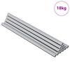 vidaXL Threaded Rod 800 pcs Silver Steel