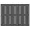 vidaXL Wall Headboard Grey 146.5x3x110 cm Solid Wood Pine