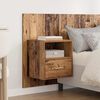 vidaXL Headboard with Cabinet 3 pcs Old Wood Engineered Wood