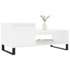 vidaXL Coffee Table White 100x50x45 cm Engineered Wood