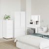 vidaXL Storage Cabinet High Gloss White 40 x 48 x 105 cm