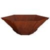 vidaXL Fire Pit Rusty 58.5 x 51.5 x 19.5 cm Weathering Steel