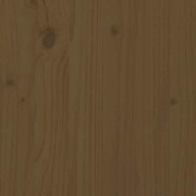 vidaXL Coffee Table Honey Brown 35x35x30 cm Solid Wood Pine