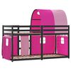 vidaXL Bunk Bed without Mattress Pink 90x190 cm Single Solid Wood Pine