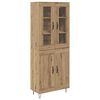 vidaXL Highboard Artisan Oak 69.5 x 34 x 90 cm Engineered Wood