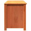 vidaXL Storage Bench Wax Brown 110 x 38 x 45.5 cm Solid Pine Wood
