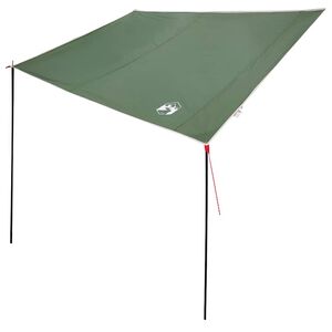 vidaXL Caravan Awning -Person 240 x 350 cm Waterproof Green Taffeta
