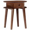 vidaXL Bedside Cabinet 50x35x55 cm Solid Acacia Wood