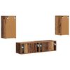 vidaXL TV Cabinet Set 4 pcs Old Wood Engineered Wood