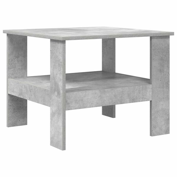 vidaXL Coffee Table Concrete Grey 57 x 55 x 45 cm Engineered Wood