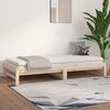 vidaXL Pull-out Day Bed without Mattress 2x(90x200) cm Solid Wood Pine