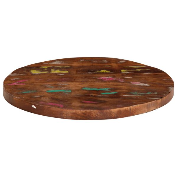 vidaXL Table Top &Oslash; 50x3.8 cm Round Solid Wood Reclaimed