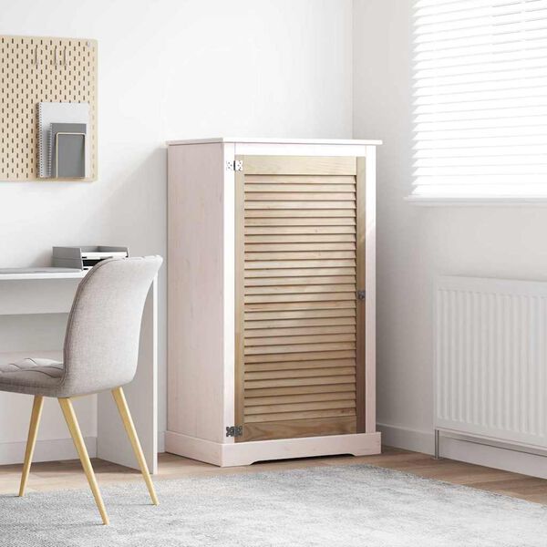 vidaXL Cabinet Door Natural 110 x 59.5 x 2.1 cm Solid pine wood