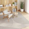 vidaXL Area Rugs Square Cream 200 x 200 cm