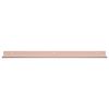 vidaXL Floating Shelf Wall-mounted 4 pcs Pink 60 x 9 x 2.5 cm Steel