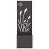 vidaXL Garden Privacy Screen Black 50 x 140 cm Cold-rolled steel