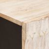 vidaXL Sideboard White Wash Finish 40 x 33.5 x 75 cm Solid Mango Wood