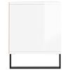 vidaXL TV Cabinet High Gloss White 100x34.5x44.5 cm Engineered Wood