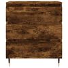 vidaXL Sideboard Smoked Oak 60x35x70 cm Engineered Wood