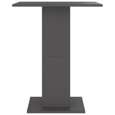 vidaXL Bistro Table Grey 60x60x75 cm Engineered Wood