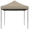 vidaXL Party Tent Folding Taupe 292 x 440 x 315 cm Oxford Fabric