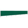 vidaXL 6-panel Wind Screen Fabric 800x120 cm Green
