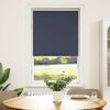 vidaXL Roller Blind Blackout Marine 65x130 cm Fabric Width 60.7 cm Polyester
